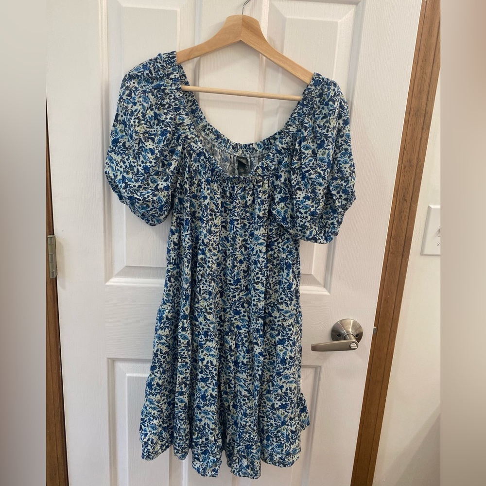 Wild Fable Blue Floral Dress